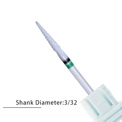 Nagu urbji Flame Keramikas griezēji manikīram Elektriskā pedikīra nagu uzgaļi Gēla lakas noņemšanas vīles Burr nagu aksesuāri