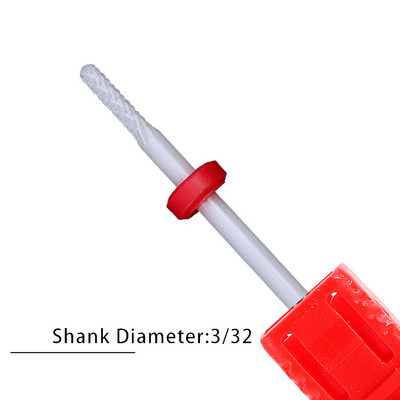 Nagu urbji Flame Keramikas griezēji manikīram Elektriskā pedikīra nagu uzgaļi Gēla lakas noņemšanas vīles Burr nagu aksesuāri