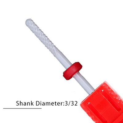 Nagu urbji Flame Keramikas griezēji manikīram Elektriskā pedikīra nagu uzgaļi Gēla lakas noņemšanas vīles Burr nagu aksesuāri