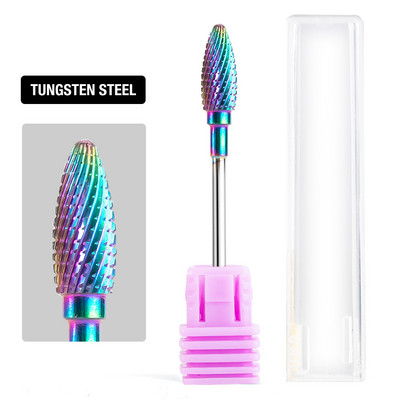 67 Styles karbīda nagu urbji, rotējošie elektriskie keramikas frēze manikīram, želejas lakas noņemšanas līdzeklis nagu vīles pedikīram