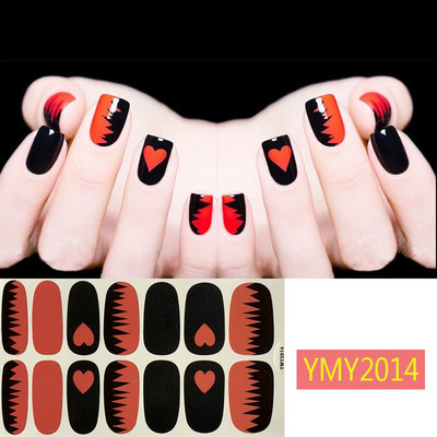 Cepšanai bezmaksas pilna pārklājuma nagu uzlīmes lakas nagu dekorēšanai nagu uzlīmes dizainera pašlīmējošas radošas nagu mākslas uzlīmes