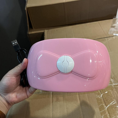 1 gab rozā nagu mākslas žāvēšanas mašīna 36 W pārnēsājama USB UV LED nagu lampa akrila/celtnieka/gēla lakas žāvētājs tauriņa fototerapijas žāvētājs *