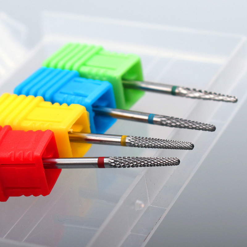 1 kom svrdla od tvrdog metala Električna bušilica Stroj Turpije Glodalo Manikura Burr Uklanjanje zanoktica Mlaznice Oprema za uređenje noktiju