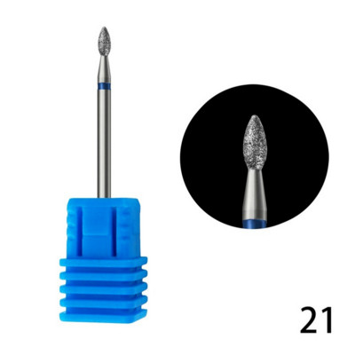 Nagu urbji Labākie dimanta urbji slīpēšanas uzgaļi Aksesuāri gēla nagu lakai manikīram Nails Art Tool Kāta griešanas pulēšana