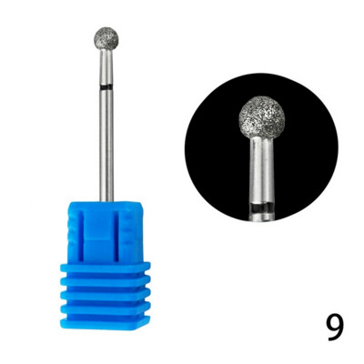 Nagu urbji Labākie dimanta urbji slīpēšanas uzgaļi Aksesuāri gēla nagu lakai manikīram Nails Art Tool Kāta griešanas pulēšana