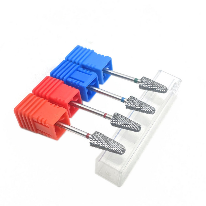 JAUNS volframa karbīda nagu urbjmašīnas frēze manikīram pedikīram nagu vīles Buferis nagu mākslas aprīkojums piederumu rīki