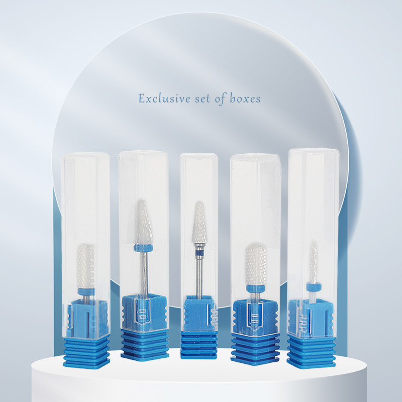 Kerámia volfrámkarbid körömfúró forgó sorja maró körömvágó bitek elektromos fúrógép manikűr pedikűr szerszámokhoz