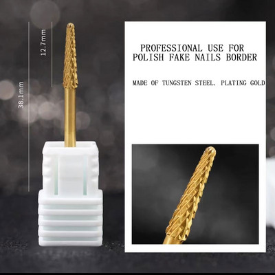 2023 JAUNS volframa tērauda nagu urbjmašīnas frēze nagu noņemšanai želejai dimanta urbjmašīnas atmirušās ādas uzgaļu noņemšanai