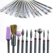 Dijamantno svrdlo za nokte Glodalo za manikuru Burr zanoktice Čisti električni rezač Rotaciona svrdla Pribor Turpije za nokte