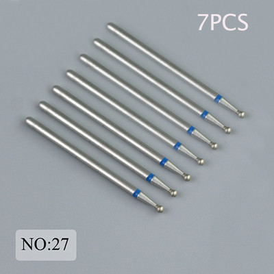 Dijamantno svrdlo za nokte Glodalo za manikuru Burr zanoktice Čisti električni rezač Rotaciona svrdla Pribor Turpije za nokte