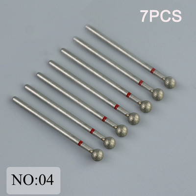 Dijamantno svrdlo za nokte Glodalo za manikuru Burr zanoktice Čisti električni rezač Rotaciona svrdla Pribor Turpije za nokte