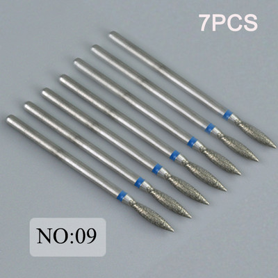 Dijamantno svrdlo za nokte Glodalo za manikuru Burr zanoktice Čisti električni rezač Rotaciona svrdla Pribor Turpije za nokte