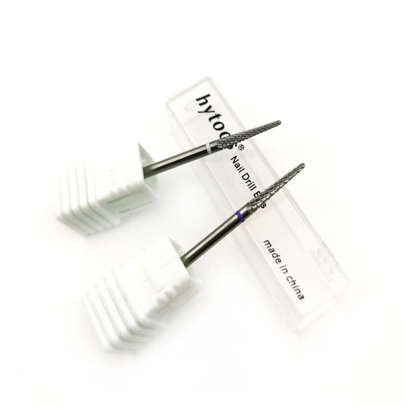 HYTOOS karbido odelių valymas nagų antgalis Kūgio nagų grąžtai Elektrinis šlifavimo šlifavimo šlifavimas Manikiūro grąžtai Nagai Priedai Įrankiai