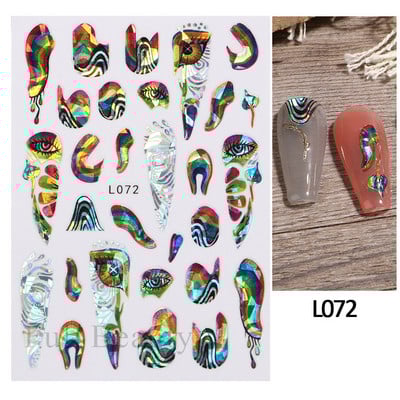 Cseresznyevirág 3D körömmatricák fehér virágszirmok körömdísz matricák elegáns esküvői dizájn tavaszi sakura manikűr csúszkás dekoráció