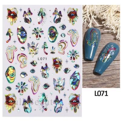 Cseresznyevirág 3D körömmatricák fehér virágszirmok körömdísz matricák elegáns esküvői dizájn tavaszi sakura manikűr csúszkás dekoráció