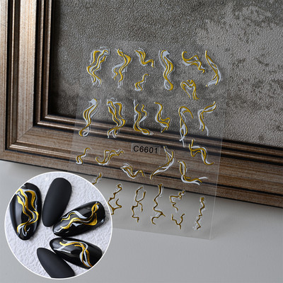 3D rozā zila zvaigžņu gaismas pentagrammas nagu uzlīme Love Heart Star pašlīmējošas DIY slīdošās nagu uzlīmes nagu mākslas dekorēšanai