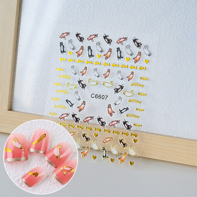 3D rozā zila zvaigžņu gaismas pentagrammas nagu uzlīme Love Heart Star pašlīmējošas DIY slīdošās nagu uzlīmes nagu mākslas dekorēšanai