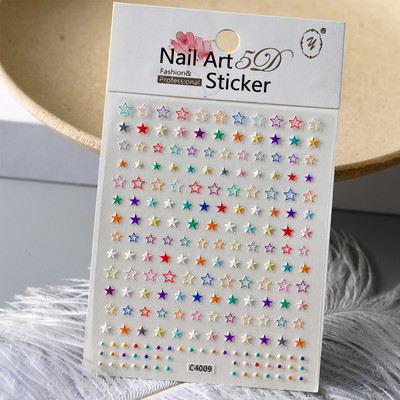 5D színes pillangó virágok körömdíszítő matrica dombornyomott öntapadó körömmatricák virágok manikűr csúszkák dekorációs kiegészítők