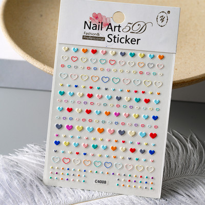 5D színes pillangó virágok körömdíszítő matrica dombornyomott öntapadó körömmatricák virágok manikűr csúszkák dekorációs kiegészítők