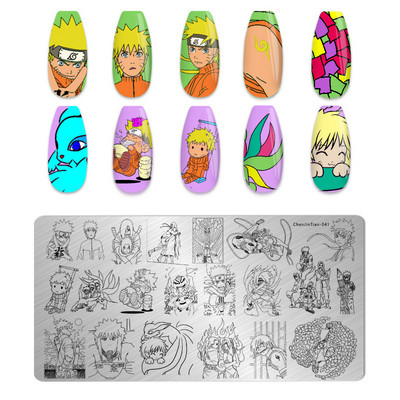 Slatke crtane životinje Tanjuri za žigosanje Crtani lik Djevojka školjka Koralj Vještica Krljušt Šablona od nehrđajućeg čelika Predložak za nokte