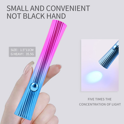 10 W rokas UV LED nagu žāvētājs manikīra rīki Nagu mākslas aprīkojums Salonu mašīnas žāvēšanas gēla laka Profesionāli dring lampu instrumenti un