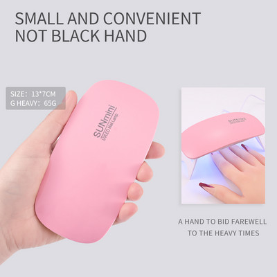 10 W rokas UV LED nagu žāvētājs manikīra rīki Nagu mākslas aprīkojums Salonu mašīnas žāvēšanas gēla laka Profesionāli dring lampu instrumenti un