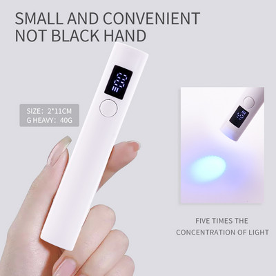 10 W rokas UV LED nagu žāvētājs manikīra rīki Nagu mākslas aprīkojums Salonu mašīnas žāvēšanas gēla laka Profesionāli dring lampu instrumenti un