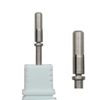 4 modeļi 3 mm serdeņa uzgalis nagiem nerūsējošā tērauda slīpēšanas lentes manikīram smilšpapīra gredzenu turētājs 3/32 nagu urbjmašīnas piederumi