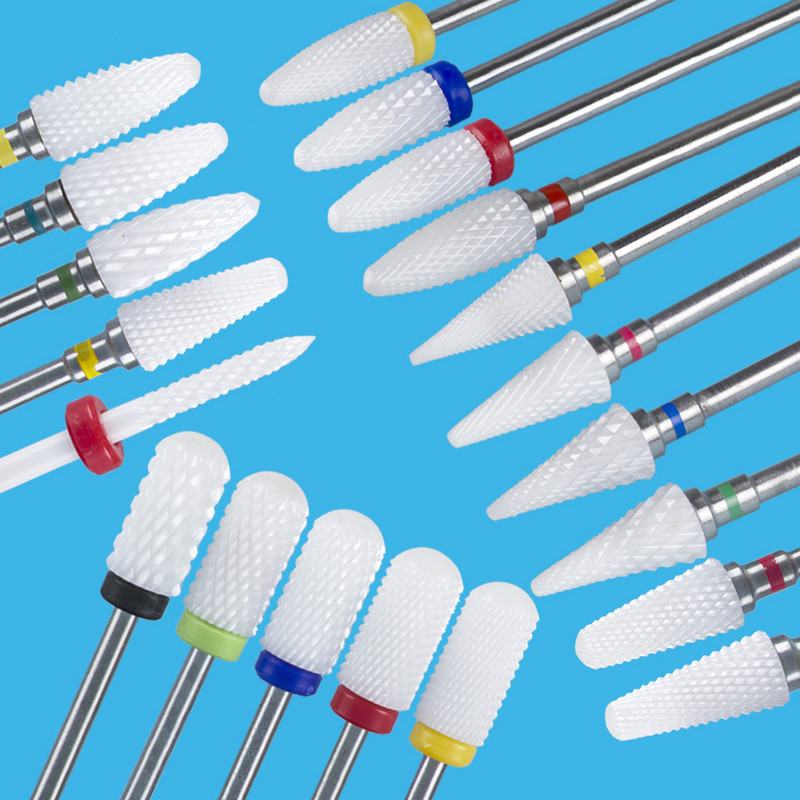 Fréza na manikúru, keramická fréza, sada manikúrnych strojov, fréza na pedikúru, elektrické pilníky na nechty, vrták na nechty Feecy