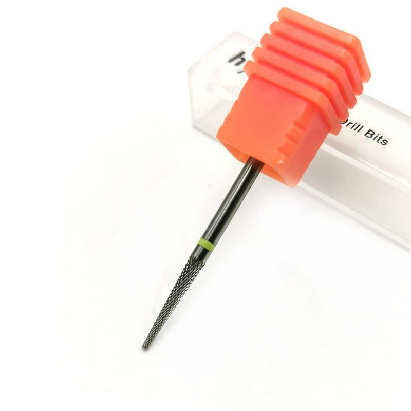 HYTOOS XF konusa karbīda nagu urbji Slīpēšanas naglu uzgaļi Rotējošie manikīra griezēji Nagi Aksesuāri kutikulas instrumenti