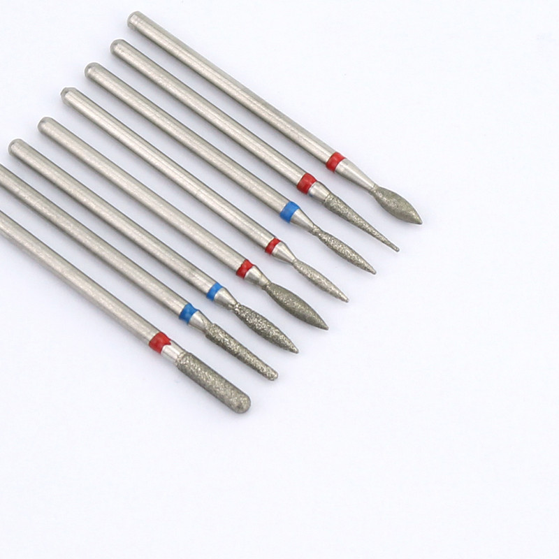 1 gab. Dimanta frēzes manikīram nagu urbjmašīnas manikīra kutikulas tīrīšanas uzgaļa elektriskā mašīna pedikīra piederums