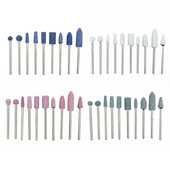 10 kom/set svrdla za nokte od korunda 3/32" rotirajuća keramička rezača za kamene oštrice za manikuru noktiju pribor alat