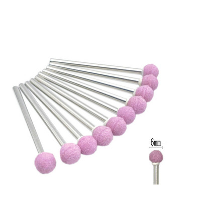 10 kom/set svrdla za nokte od korunda 3/32" rotirajuća keramička rezača za kamene oštrice za manikuru noktiju pribor alat