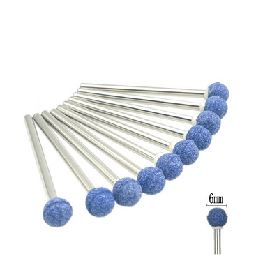 10 kom/set svrdla za nokte od korunda 3/32" rotirajuća keramička rezača za kamene oštrice za manikuru noktiju pribor alat