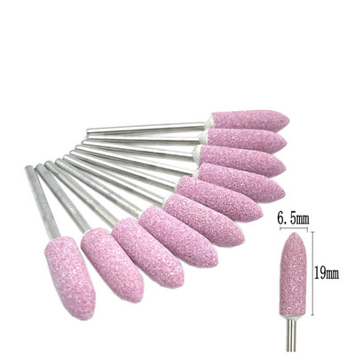 10 kom/set svrdla za nokte od korunda 3/32" rotirajuća keramička rezača za kamene oštrice za manikuru noktiju pribor alat