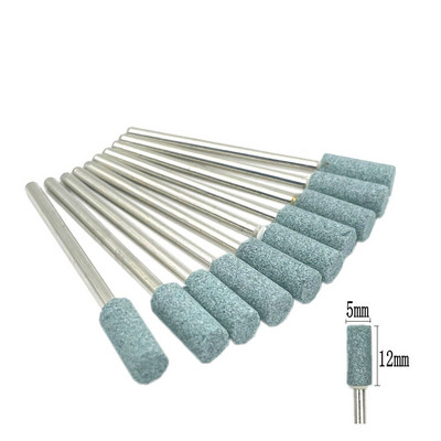 10 kom/set svrdla za nokte od korunda 3/32" rotirajuća keramička rezača za kamene oštrice za manikuru noktiju pribor alat