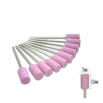 10 kom/set svrdla za nokte od korunda 3/32" rotirajuća keramička rezača za kamene oštrice za manikuru noktiju pribor alat