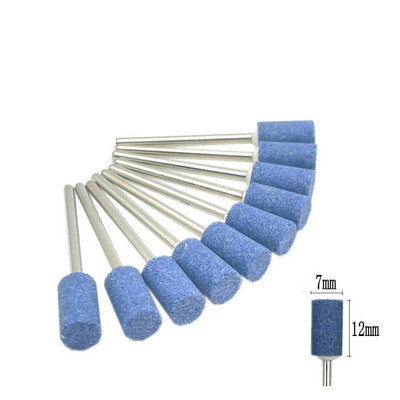 10 kom/set svrdla za nokte od korunda 3/32" rotirajuća keramička rezača za kamene oštrice za manikuru noktiju pribor alat