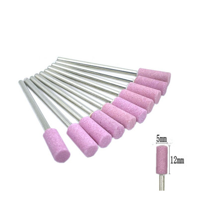 10 kom/set svrdla za nokte od korunda 3/32" rotirajuća keramička rezača za kamene oštrice za manikuru noktiju pribor alat