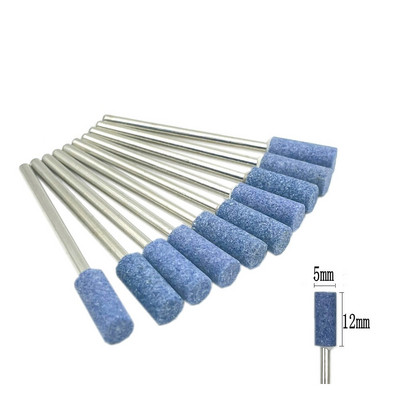 10 kom/set svrdla za nokte od korunda 3/32" rotirajuća keramička rezača za kamene oštrice za manikuru noktiju pribor alat