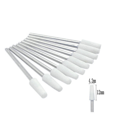 10 kom/set svrdla za nokte od korunda 3/32" rotirajuća keramička rezača za kamene oštrice za manikuru noktiju pribor alat