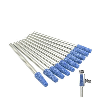 10 kom/set svrdla za nokte od korunda 3/32" rotirajuća keramička rezača za kamene oštrice za manikuru noktiju pribor alat