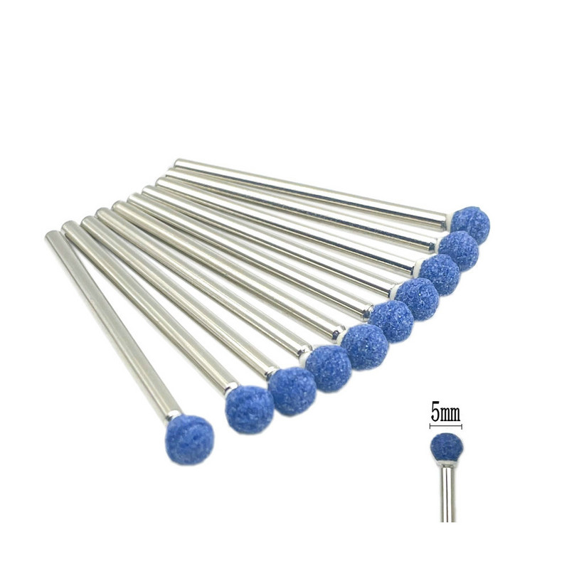 10 kom/set svrdla za nokte od korunda 3/32" rotirajuća keramička rezača za kamene oštrice za manikuru noktiju pribor alat