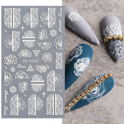 Uzlīmes nagiem Valentīna diena Saldā mīlestība Dizaina uzlīmes Septiņzvaigžņotās Mārītes Panda Slīdnes nagu mākslas piederumi un dekorācijas