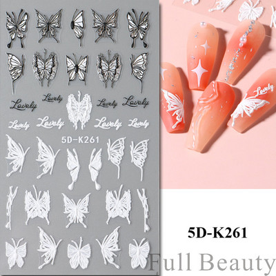 Uzlīmes nagiem Valentīna diena Saldā mīlestība Dizaina uzlīmes Septiņzvaigžņotās Mārītes Panda Slīdnes nagu mākslas piederumi un dekorācijas