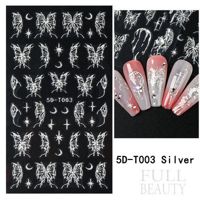 Uzlīmes nagiem Valentīna diena Saldā mīlestība Dizaina uzlīmes Septiņzvaigžņotās Mārītes Panda Slīdnes nagu mākslas piederumi un dekorācijas