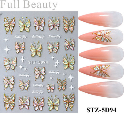 Uzlīmes nagiem Valentīna diena Saldā mīlestība Dizaina uzlīmes Septiņzvaigžņotās Mārītes Panda Slīdnes nagu mākslas piederumi un dekorācijas