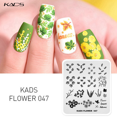 1 tk küünetempliplaadid küünekunsti plaat lillelehtede joonmustri kujundus kujutise templi mall küünte printimiseks šabloon DIY tööriistad