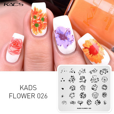 1 tk küünetempliplaadid küünekunsti plaat lillelehtede joonmustri kujundus kujutise templi mall küünte printimiseks šabloon DIY tööriistad