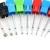 ERUIKA 11 izmēra lodīšu dimanta nagu urbjmašīna, rotējoša frēze, kutikulas tīrīšanas elektriskie uzgaļi manikīram.